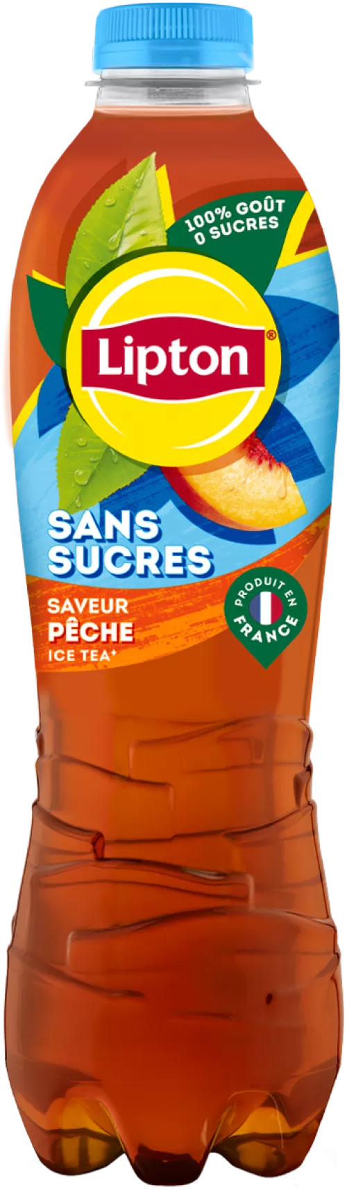 Lipton pêche sans sucres 1,25 L PET