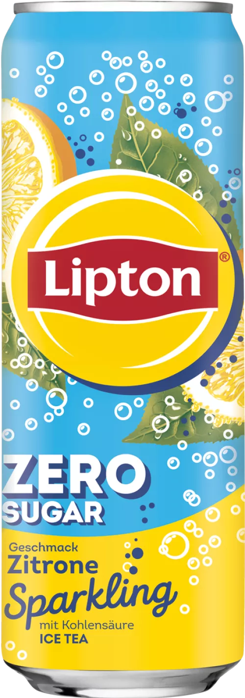 Lipton Sparkling Ice Tea Zitrone Zero 330 ml Dose