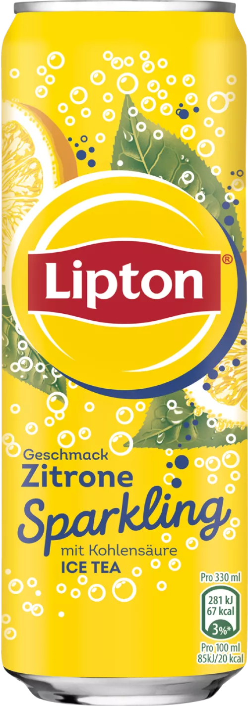 Lipton Sparkling Original Ice Tea Zitrone 330 ml Dose