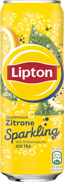 Lipton Sparkling Original Ice Tea Zitrone 330 ml Dose