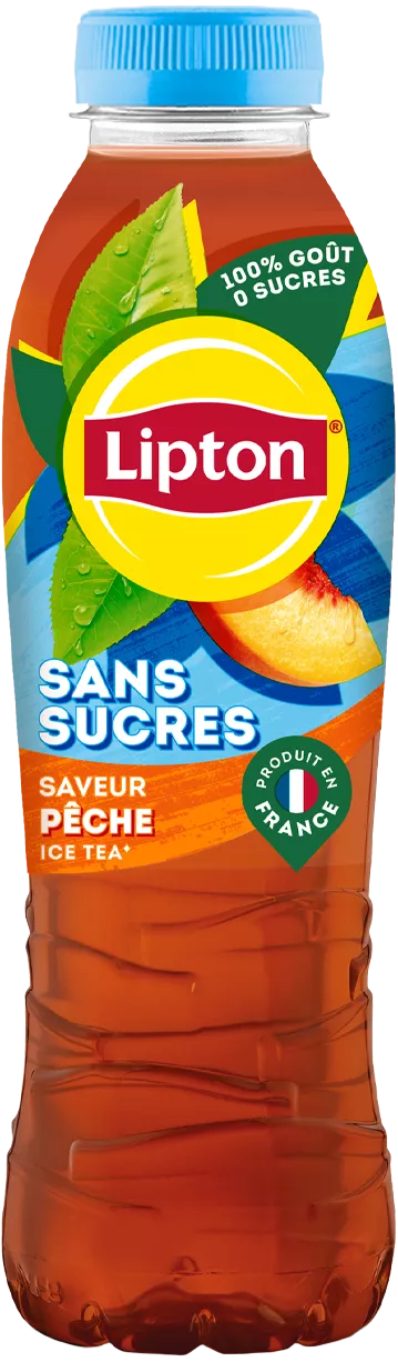 Lipton pêche sans sucres 50 cl  PET