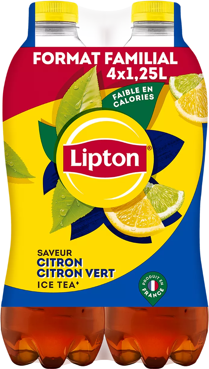 Lipton Ice Tea Citron Citron Vert  4 x 1250 ml PET
