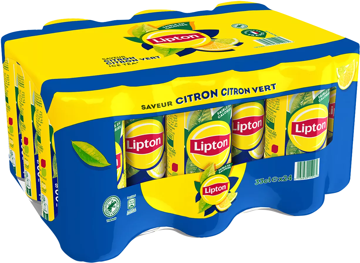 Lipton Ice Tea Citron Citron Vert 24 x 330ml CAN STD