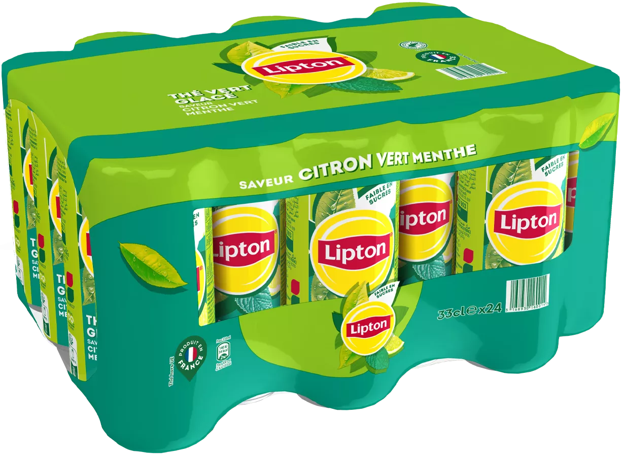Lipton Ice Tea Green Citron Vert Menthe 24 x 330 ml CAN SLM