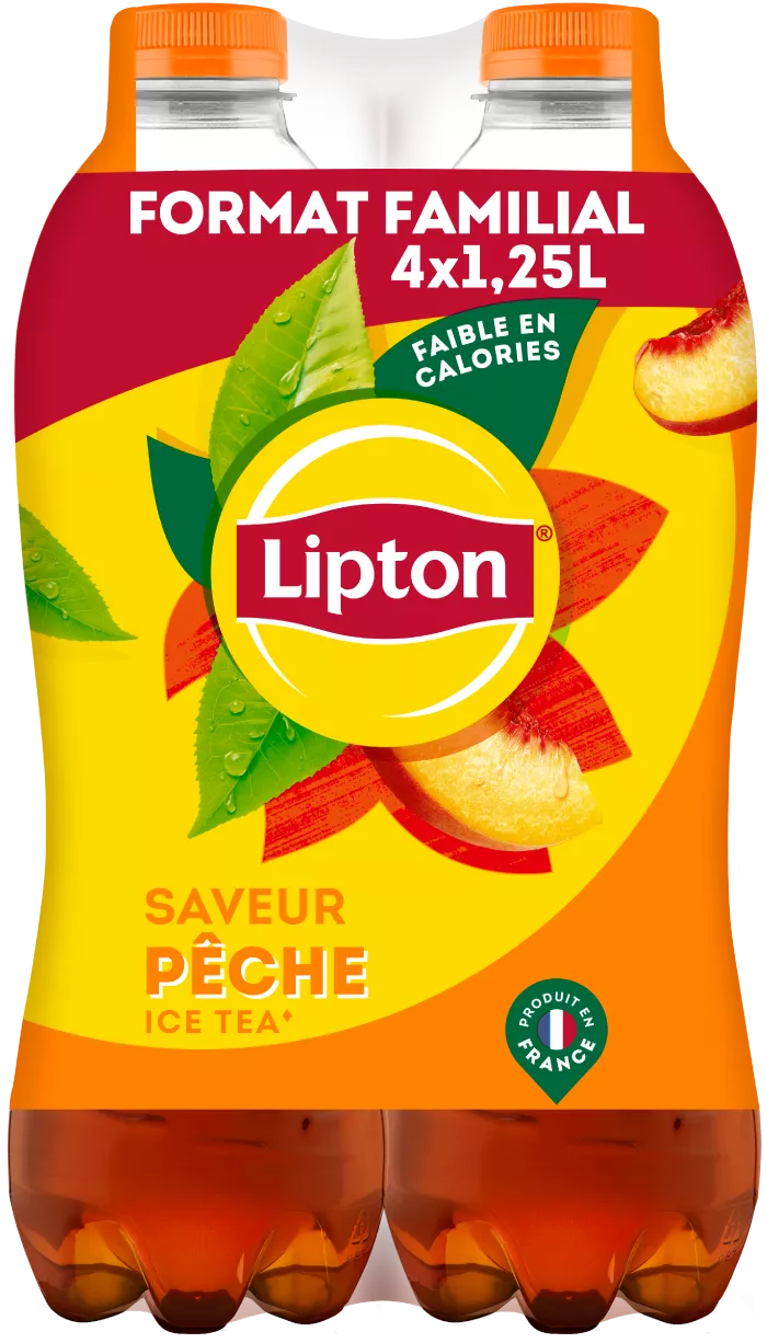 Lipton Ice Tea Pêche 4 x 1,25 L PET