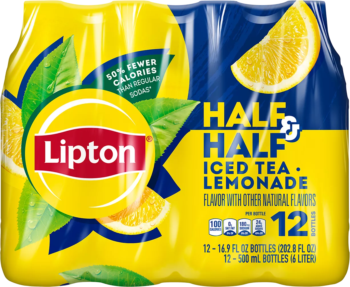 Lipton Half & Half Ice Tea and Lemonade PET 12x16.9 OZ