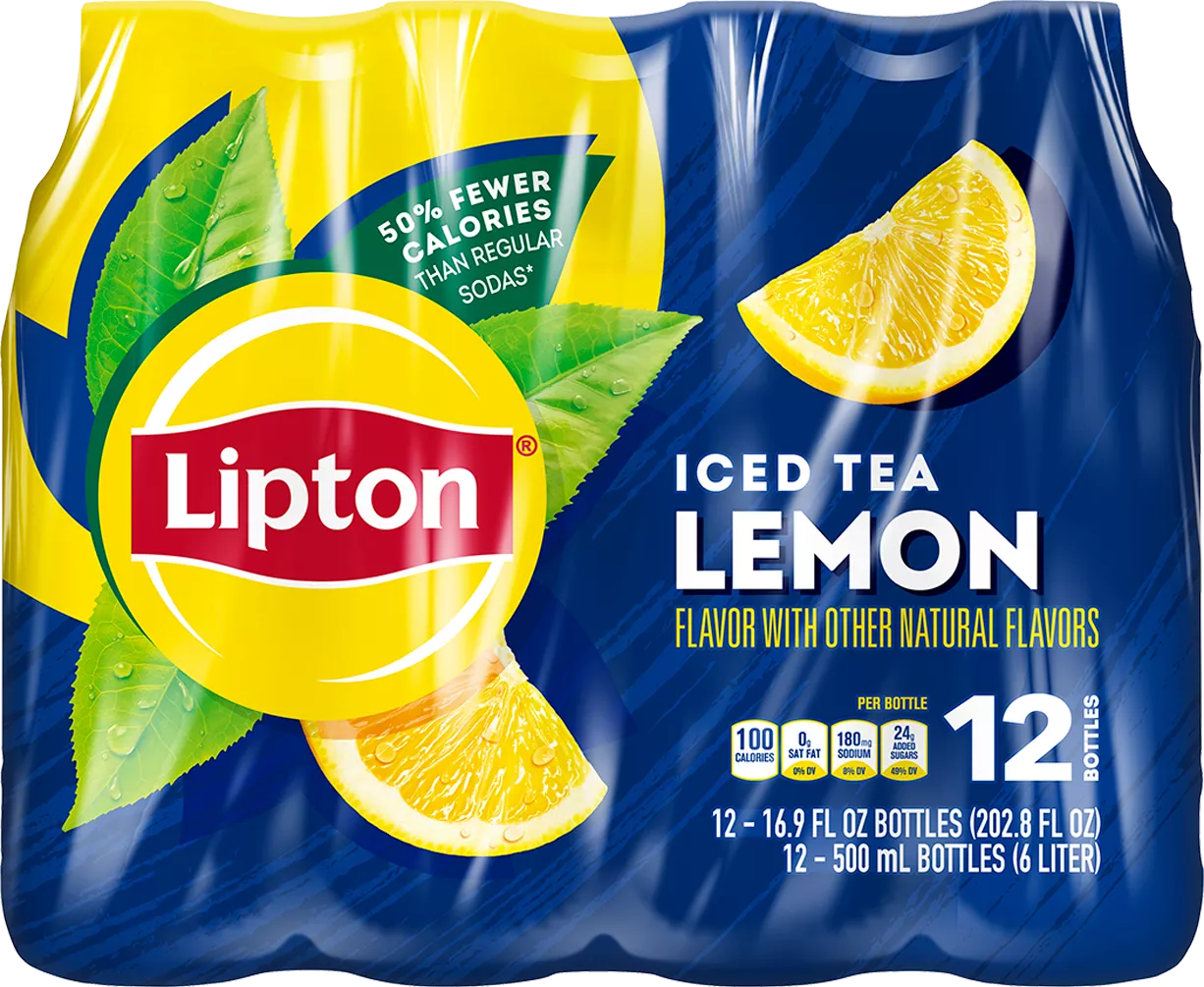 Lipton Black Tea Lemon 12x16.9 OZ