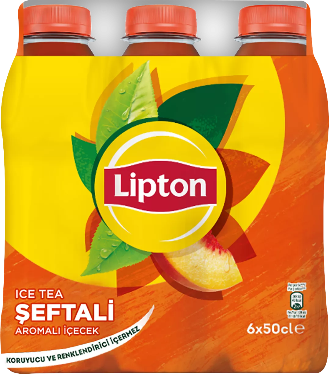 Lipton Şeftali Aromalı İçecek 6x500 ml PET