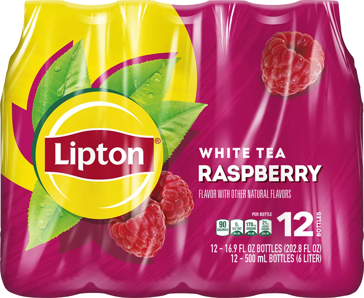 Lipton White Tea Raspberry 12x16.9 OZ.