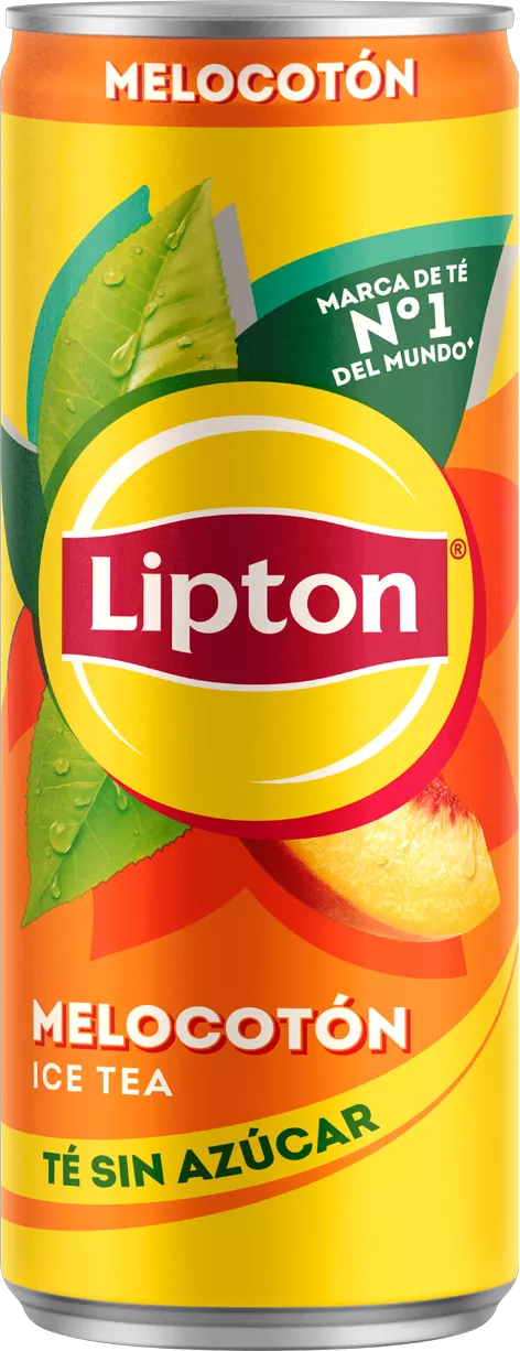 Lata de Lipton Melocotón de 330 ml