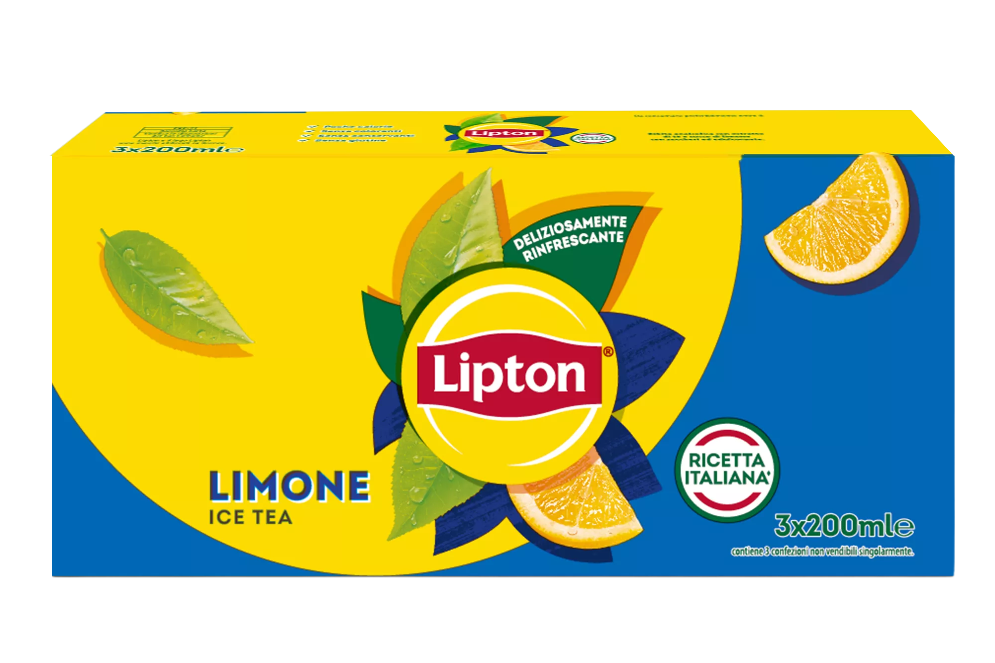 Lipton Iced Tea Limone 3x200ml CARTON
