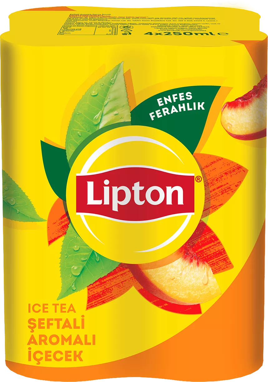 Lipton Şeftali Aromalı İçecek 4x250ml
