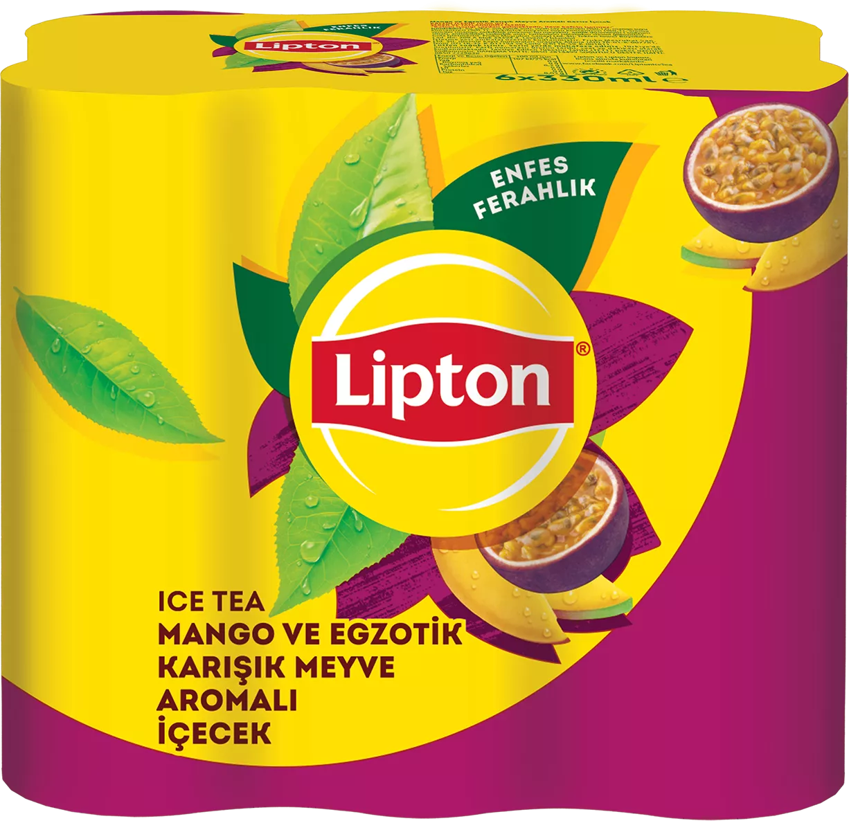 Mango ve Egzotik Karışık Meyve Aromalı İçecek 6x330ml CAN