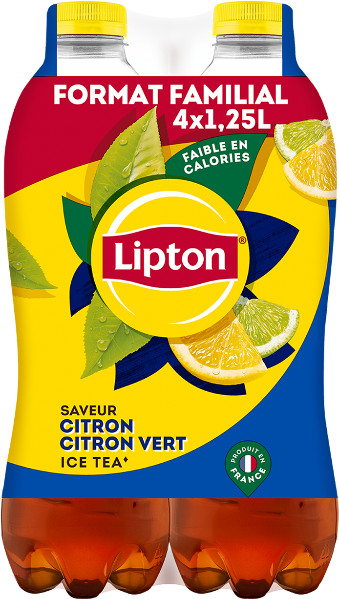 Lipton Ice Tea Citron Citron Vert  4 x 1250 ml PET