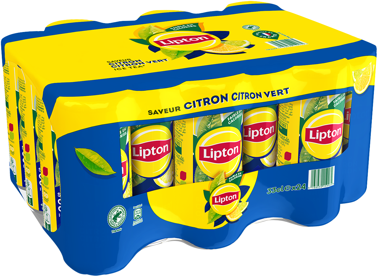 Lipton Ice Tea Citron Citron Vert 24 x 330ml CAN STD