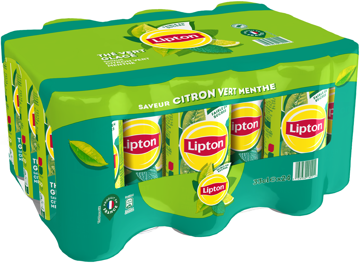 Lipton Ice Tea Green Citron Vert Menthe 24 x 330 ml CAN SLM