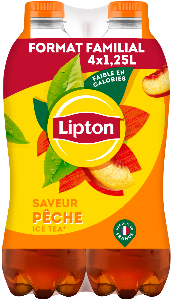 Lipton Ice Tea Pêche 4 x 1,25 L PET