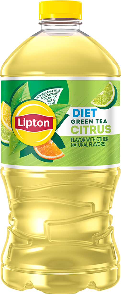 Lipton Diet Green Tea Citrus 16.9 Fl Oz 12 Count Bottles