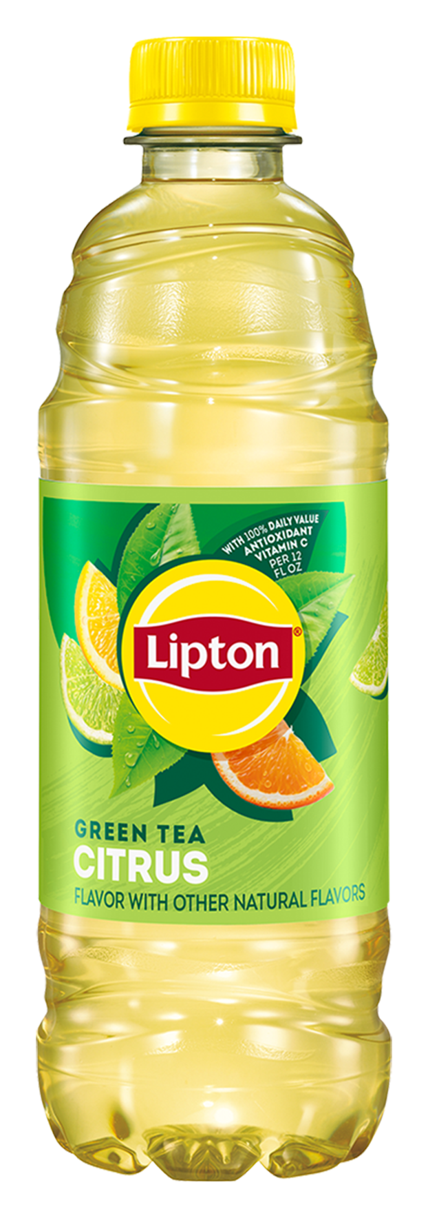 Lipton Iced Tea green citrus header bottle