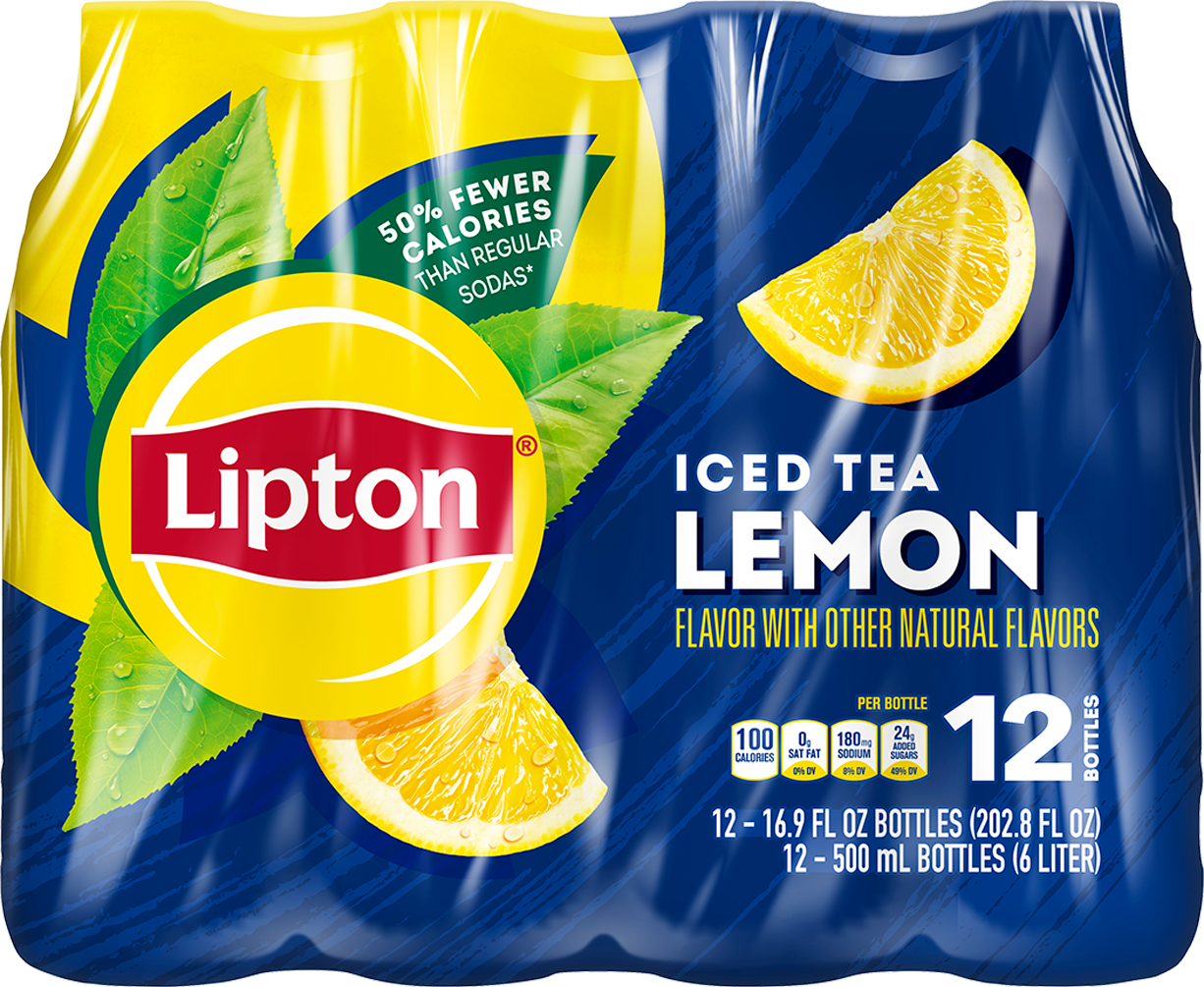 Lipton Black Tea Lemon 12x16.9 OZ